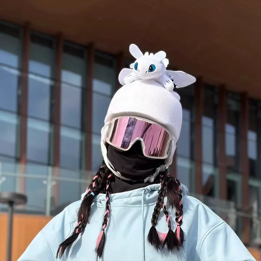 Ski Helmet Cover - Stretchy Accessory for Kids and Adults - Fits Snowboard & Bike Helmets