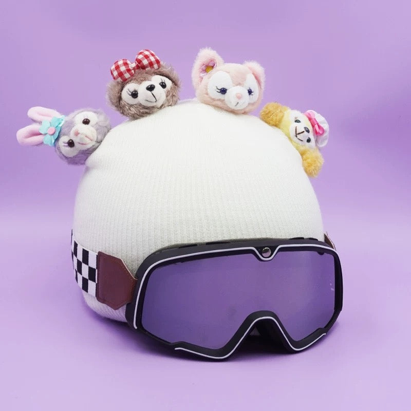 Ski Helmet Cover - Stretchy Accessory for Kids and Adults - Fits Snowboard & Bike Helmets