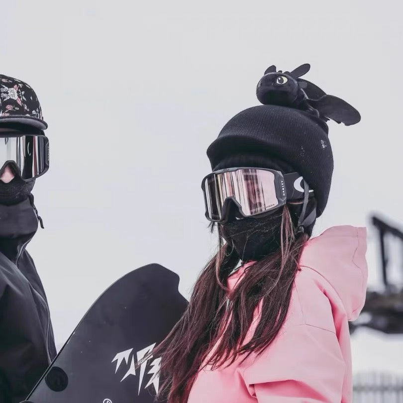 Ski Helmet Cover - Stretchy Accessory for Kids and Adults - Fits Snowboard & Bike Helmets