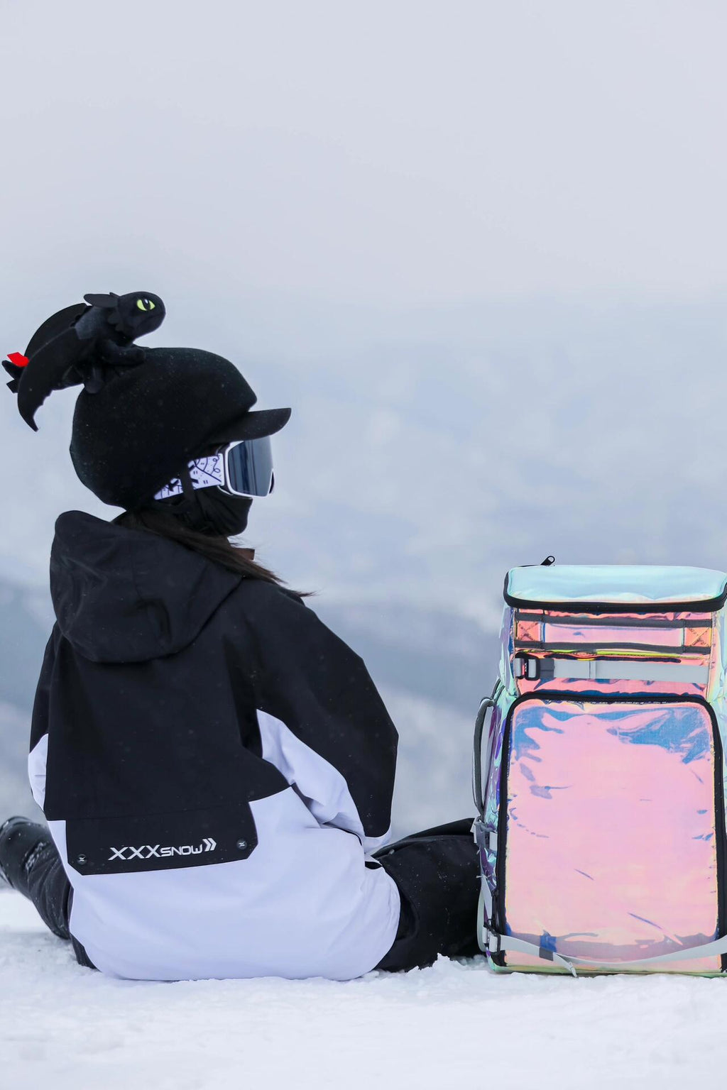 Ski Helmet Cover - Stretchy Accessory for Kids and Adults - Fits Snowboard & Bike Helmets